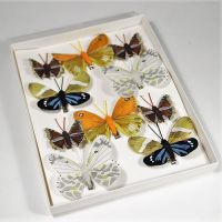 Бабочки на прищепке микс 3-5 см, 10 шт - вид 10 миниатюра