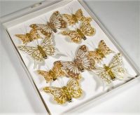 Бабочки на прищепке микс 3-5 см, 10 шт - вид 17 миниатюра