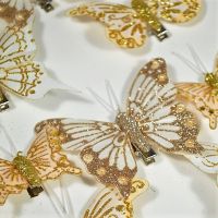 Бабочки на прищепке микс 3-5 см, 10 шт - вид 18 миниатюра