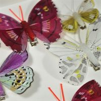 Бабочки на прищепке микс 3-5 см, 10 шт - вид 21 миниатюра