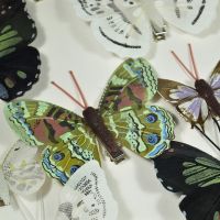 Бабочки на прищепке микс 3-5 см, 10 шт - вид 9 миниатюра