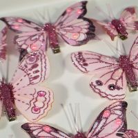 Бабочки на прищепке микс 3-5 см, 10 шт - вид 6 миниатюра