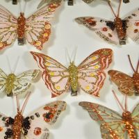 Бабочки на прищепке микс 3-5 см, 10 шт - вид 23 миниатюра