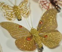 Бабочки на прищепке микс 3-5 см, 10 шт - вид 16 миниатюра
