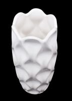 Ваза керамическая h20 х d7 см, белый, Z2-15 - вид 1 миниатюра