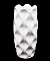 Ваза керамическая h20 х d7 см, белый, Z2-15 - вид 1 миниатюра