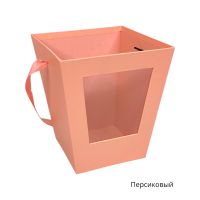 Коробка трапеция с окном h22 х 19 х 19 см, FA28-23 - вид 1 миниатюра