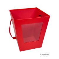 Коробка трапеция с окном h22 х 19 х 19 см, FA28-23 - вид 2 миниатюра