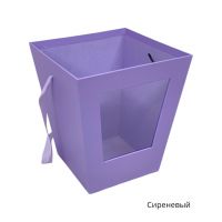 Коробка трапеция с окном h22 х 19 х 19 см, FA28-23 - вид 3 миниатюра