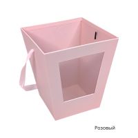 Коробка трапеция с окном h22 х 19 х 19 см, FA28-23 - вид 4 миниатюра