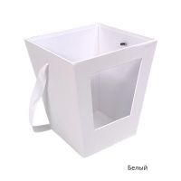 Коробка трапеция с окном h22 х 19 х 19 см, FA28-23 - вид 5 миниатюра
