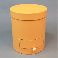 Коробка цилиндр с выдвижным ящиком, d20 х h17 см, Z20-20 - вид 6 миниатюра