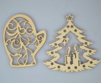 Топпер Новогодний в ассортименте, дерево Топпер Новогодний в ассортименте, дерево