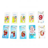 Свеча для торта Цифра h6 см, в ассортименте Свеча для торта Цифра h6 см, в ассортименте