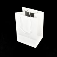 Сумка бумажная с пластиковым окном, h21 х 29 х 16, белый, Z6-8 - вид 1 миниатюра