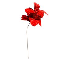 Ветка искусственная декоративная Бархат h75 см, красный, FA10-11 Ветка искусственная декоративная Бархат h75 см, красный, FA10-11