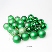 Елочный шар d5 см, 24 шт, пластик, W34-18 - вид 4 миниатюра