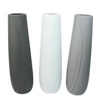 Ваза керамическая Лист h75 х d9.5 см, Z53-28/3 - вид 1 миниатюра