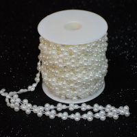 Полубусины на бобине фигурные 16 мм х 9 м, шампань, М99-6 Полубусины на бобине фигурные 16 мм х 9 м, шампань, М99-6