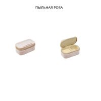 Шкатулка для украшений h3.5 х 8.5 х 4 см, велюр, FA19-3 - вид 5 миниатюра