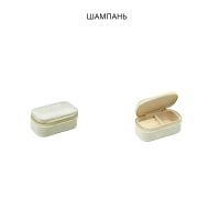 Шкатулка для украшений h3.5 х 8.5 х 4 см, велюр, FA19-3 - вид 7 миниатюра