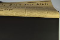 Пленка в листах Газета крафт, 20 шт, черный, W80-44 - вид 4 миниатюра