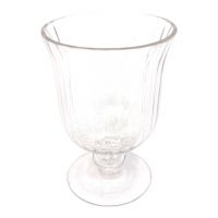 Ваза стеклянная Кубок h26 х d17 см, прозрачный, FA31-81 - вид 1 миниатюра
