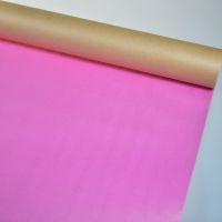 Бумага Элегия 70 см х 6 м, золото/фуксия перламутр - вид 1 миниатюра