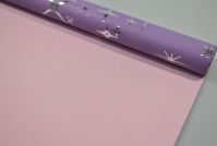Пленка в рулоне Superstar, 58 см х 10 м, пыльный сиреневый/розовый, W150-8А - вид 2 миниатюра