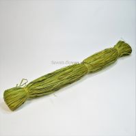 Рафия в пучке 100 гр, зеленая - вид 1 миниатюра