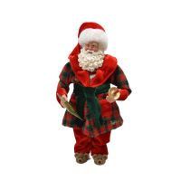 Игрушка Санта с открыткой h26 см, FA21-10/48-47 Игрушка Санта с открыткой h26 см, FA21-10/48-47