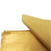 Бумага Тишью в листах 50 х 66 см, 50 шт, золото, W52-1A - вид 2 миниатюра