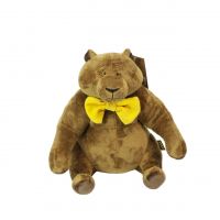 Мягкая игрушка Медведь Mr.Brown с бантом h30 см, коричневый - вид 3 миниатюра