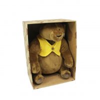 Мягкая игрушка Медведь Mr.Brown с жилетке h30 см, коричневый - вид 2 миниатюра
