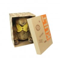 Мягкая игрушка Медведь Mr.Brown с жилетке h30 см, коричневый - вид 1 миниатюра