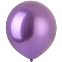 Надувные шары Хром Purple 18", 10 шт - вид 1 миниатюра