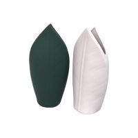 Ваза керамическая soft touch Лист h32 х 16 см,  FA32-122 Ваза керамическая soft touch Лист h32 х 16 см,  FA32-122