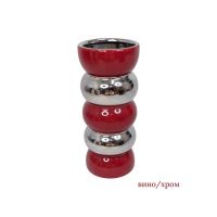 Ваза керамическая Разные формы d8.5 х h24 см, FA32-130 - вид 3 миниатюра