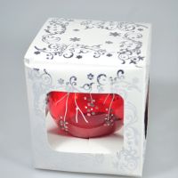 Елочный шар в ассортименте серия В, d8,5 см, стекло - вид 1 миниатюра