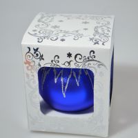 Елочный шар в ассортименте серия А, d10 см, стекло - вид 3 миниатюра