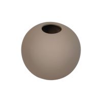 Ваза керамическая soft touch Шар d6.5(21) х h20 см, серый цемент, FA32-86 Ваза керамическая soft touch Шар d6.5(21) х h20 см, серый цемент, FA32-86