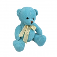 Мягкая игрушка Медведь велюровый, h18 см, Z17-1 - вид 1 миниатюра