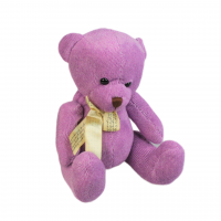 Мягкая игрушка Медведь велюровый, h18 см, Z17-1 - вид 6 миниатюра