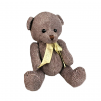 Мягкая игрушка Медведь велюровый, h18 см, Z17-1 - вид 3 миниатюра