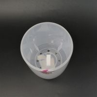 Кашпо пластиковое с автополивом Орхидея Твин d14 х h17,5 см, прозрачный - вид 1 миниатюра