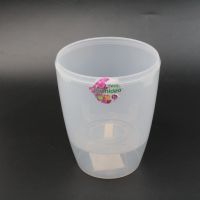 Кашпо пластиковое с автополивом Орхидея Твин d14 х h17,5 см, прозрачный Кашпо пластиковое с автополивом Орхидея Твин d14 х h17,5 см, прозрачный