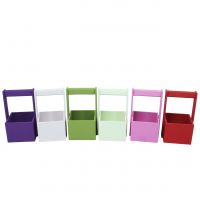 Ящик деревянный с ручкой, 12,5 х 12,5 х 10(23) см, №3 Ящик деревянный с ручкой, 12,5 х 12,5 х 10(23) см, №3