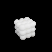 Свеча куб с шарами, 60 х 60 мм, парафин - вид 6 миниатюра