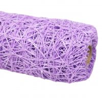Искусственная толстая Сизаль, 54 см х 5 ярдов, фиолетовый пастель - вид 1 миниатюра