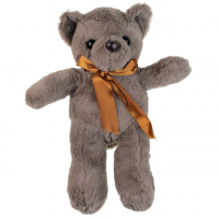Мягкая игрушка Медведь с атласным бантом, h32 см, Z16-1 - вид 2 миниатюра
